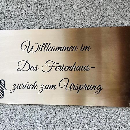 Das Ferienhaus-Zurueck Zum Ursprung 구싱 외부 사진
